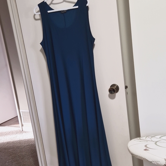 Blue summer dress - Picture 1 of 4